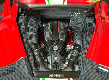 DM PRO 1/18 Ferrari 488 Pista Piloti Fully Open Resin Carbon Base No.51