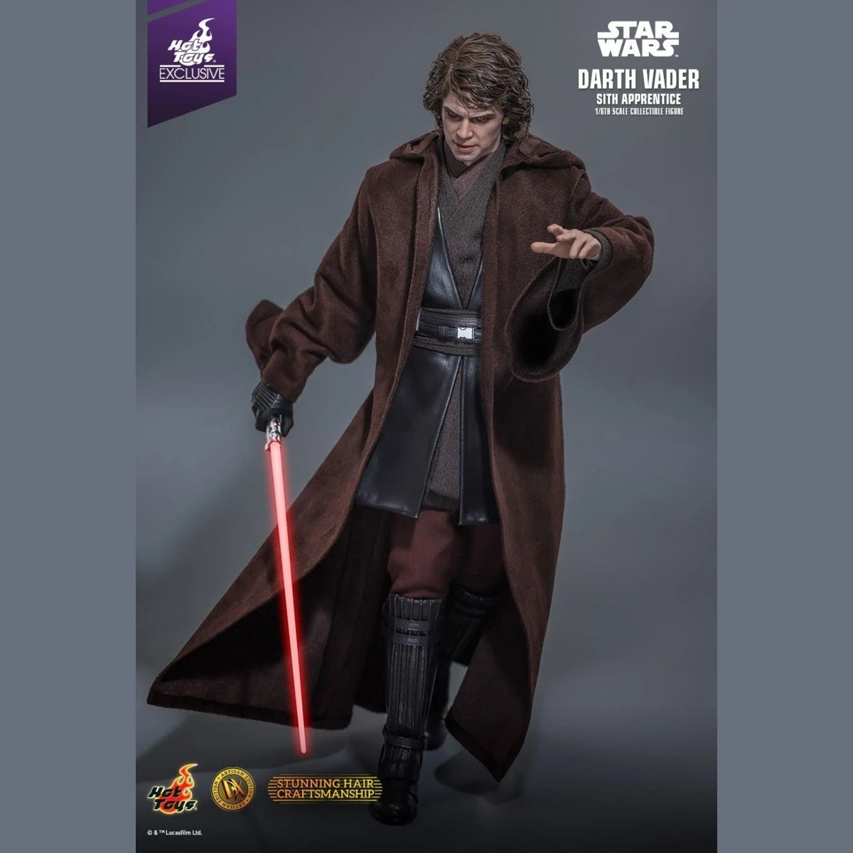 Hot Toys 1/6 DX47AE Darth Vader (Sith Apprentice) Artisan Edition Collectible Figure