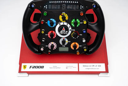 Amalgam 1:1 Ferrari F2008 Formula 1 Steering Wheel Resin Replica