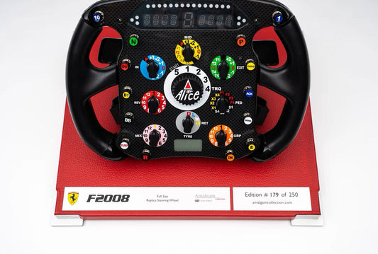 Amalgam 1:1 Ferrari F2008 Formula 1 Steering Wheel Resin Replica