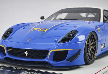 DG Model 1/18 Ferrari 599 XX EVO #70 Blue Resin Display Model