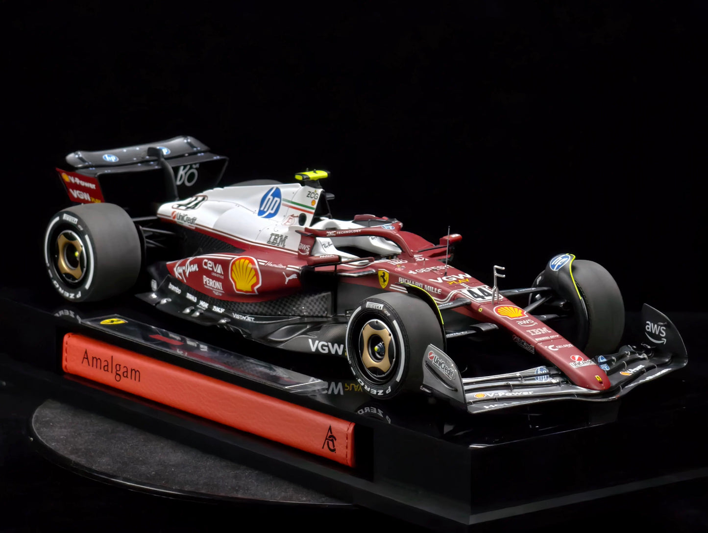 Amalgam 1/18 Ferrari SF25 F1 Monaco GP No.44 Resin Model