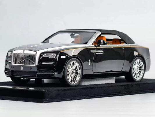 HH 1/18 Rolls-Royce Dawn Black & Silver Two-Tone Resin Model