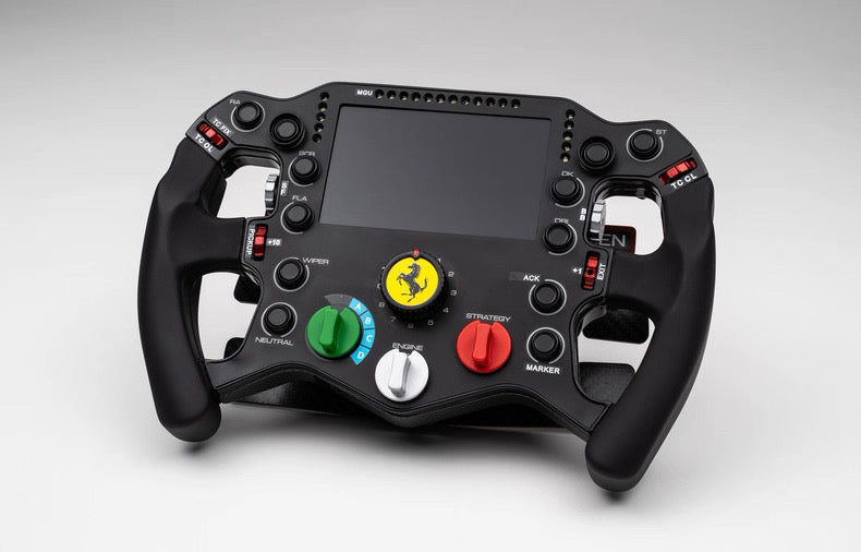 Amalgam 1:1 Ferrari 499P Le Mans Winning Steering Wheel Resin Replica – 2023