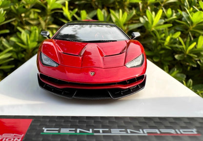Make Up Lamborghini Centenario LP770-4 Metallic Red 1/18 Resin Model