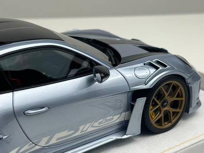 HH 1/18 Porsche 911 GT3 RS 992 Ice Blue Private Commission – Air Shipping