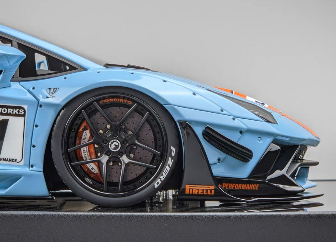 DG 1/12 Aventador 2.0 Gulf Livery Resin Model – Limited Edition