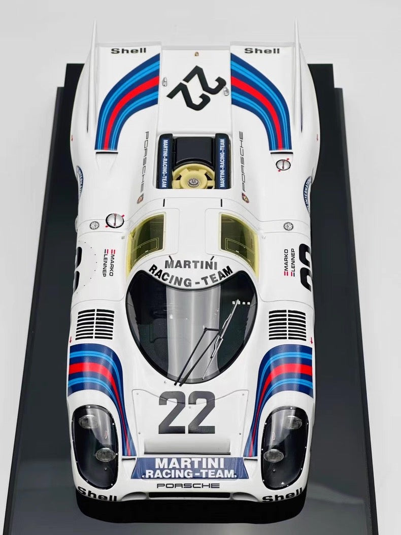 Amalgam 1/18 Porsche 917 Martini Racing Resin Model