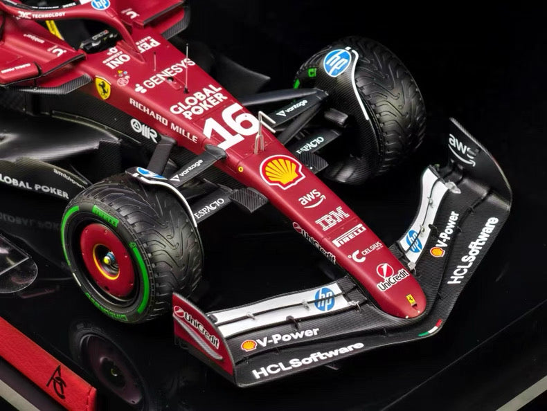 Amalgam 1/18 Ferrari SF-25 #16 Charles Leclerc Resin F1 Model