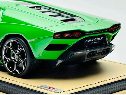 MR 1/18 Lamborghini Countach LPI 800-4 Green Resin Model
