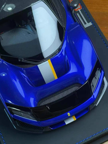 BBR 1/18 Ferrari F80 Resin Model – Metallic Blue