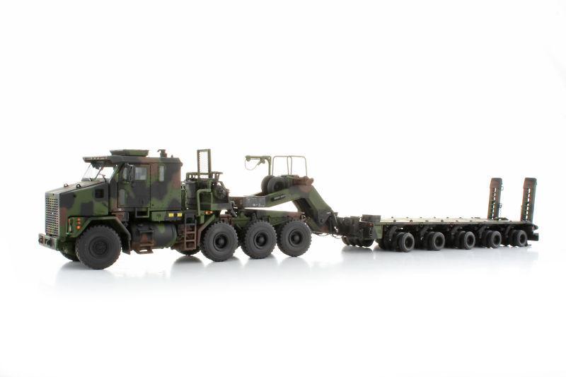 Drake 1/50 Oshkosh HET M1070 Heavy Equipment Transporter With M1000 Trailer & M1A2 Abrams Tank