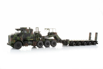 Drake 1/50 Oshkosh HET M1070 Heavy Equipment Transporter With M1000 Trailer & M1A2 Abrams Tank