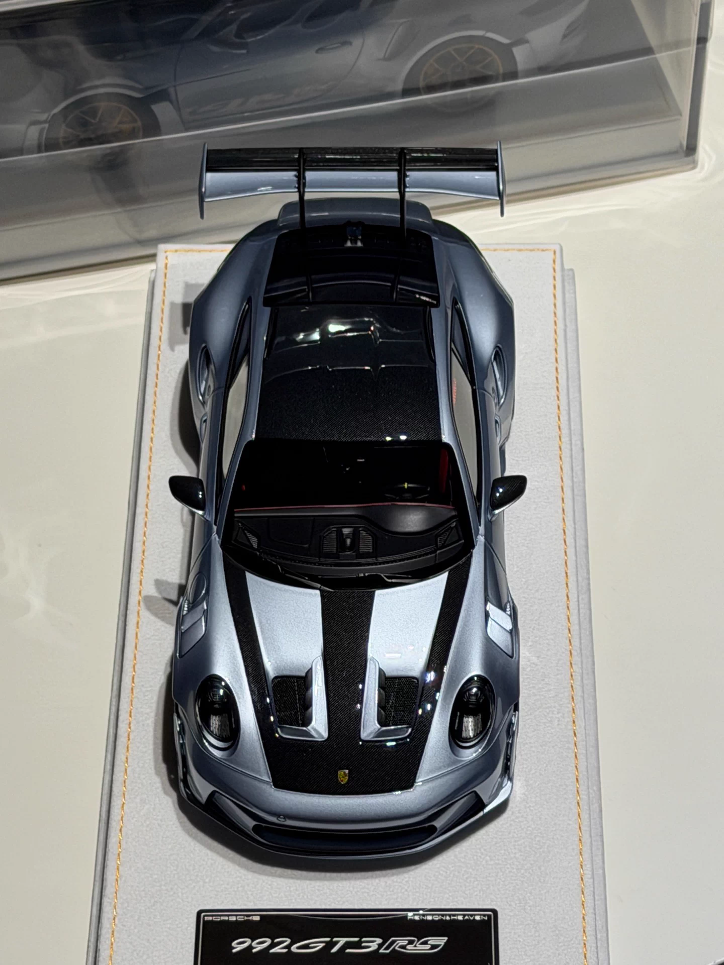 HH 1/18 Porsche 911 GT3 RS 992 Ice Blue Private Commission – Air Shipping