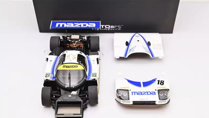 AUTOart 1:18 Mazda 787B #18 Le Mans 1991 White Blue Diecast Model