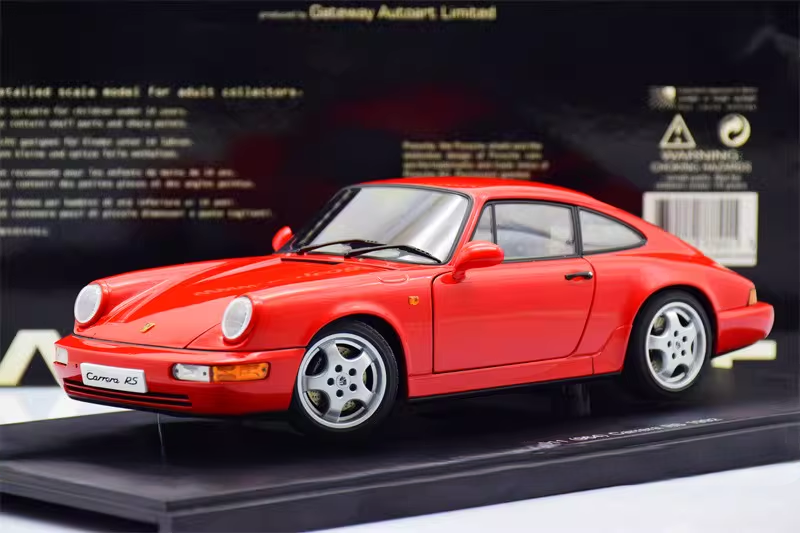 AUTOart 1:18 Porsche 964 RS 1992 Red Diecast Model