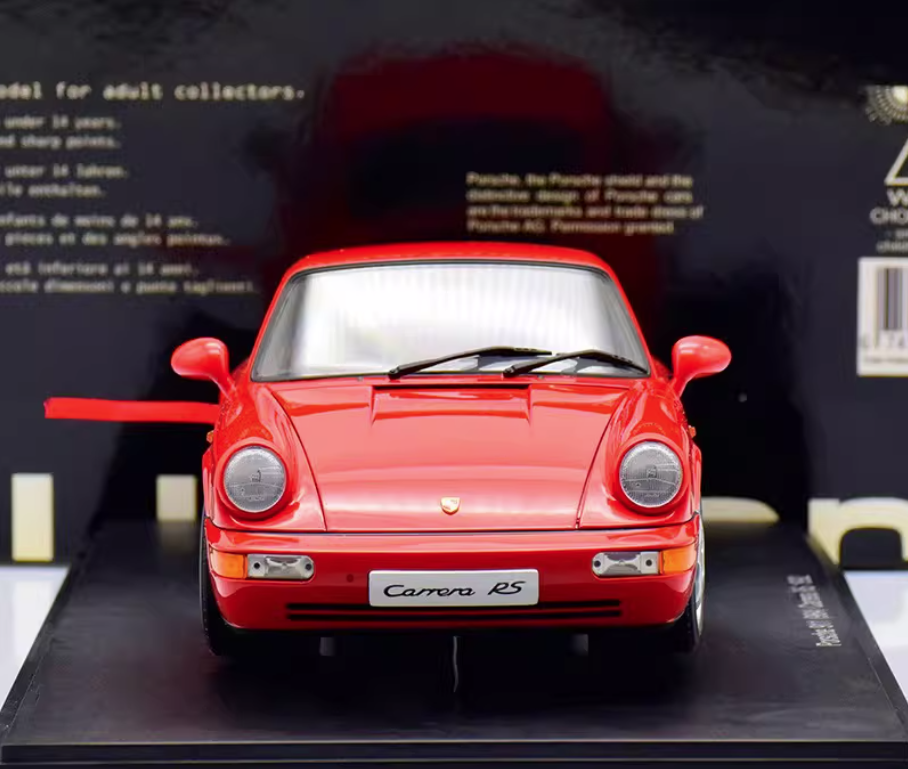 AUTOart 1:18 Porsche 964 RS 1992 Red Diecast Model