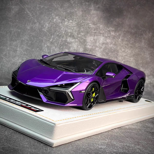 MR Collection Models 1/18 Lamborghini Revuelto Pigeon Purple Limited 25