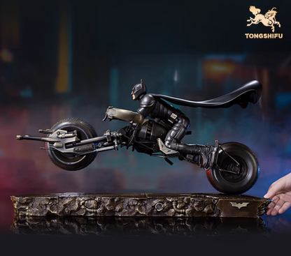 TONGSHIFU DC Batpod Batman Brass Statue Bale Version Ltd 999 Full Metal