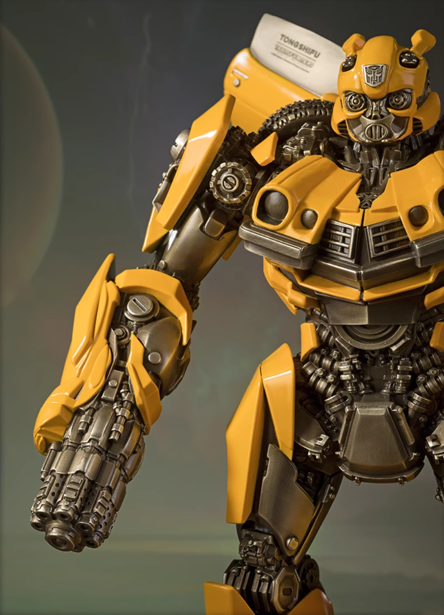 TONGSHIFU Bumblebee Brass Statue Transformers Licensed Full Metal Limited x3999(7kg)
