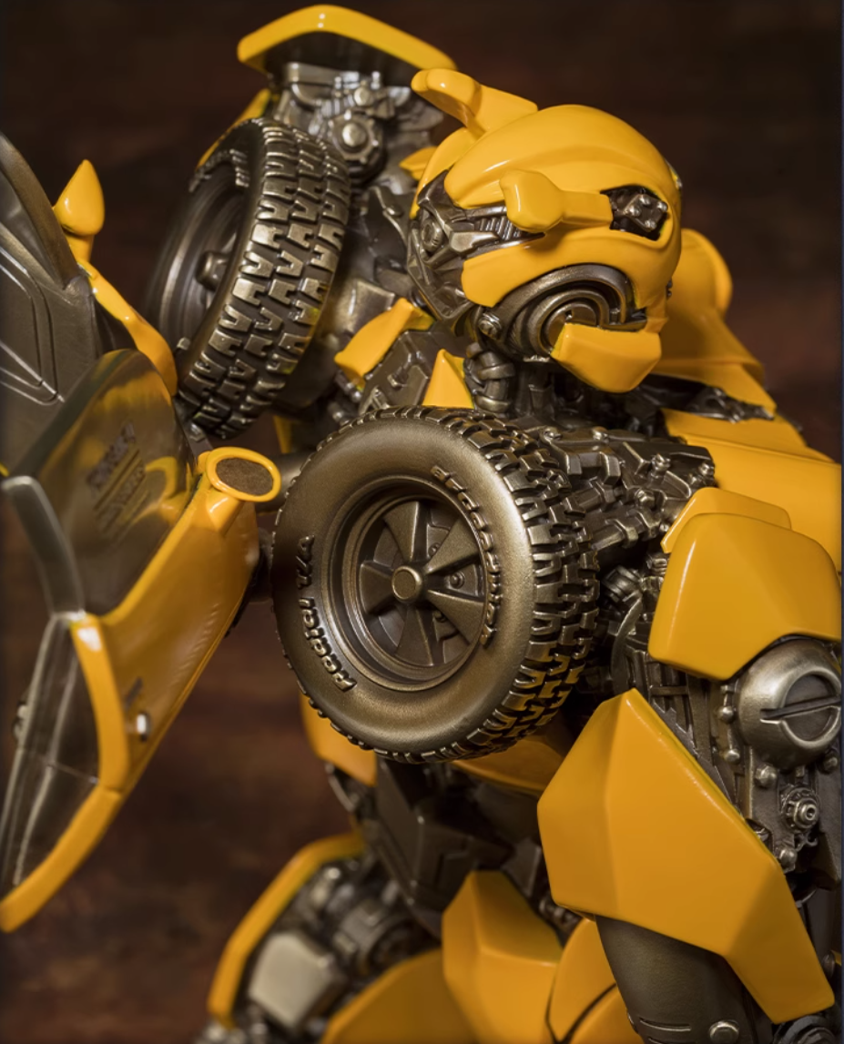 TONGSHIFU Bumblebee Brass Statue Transformers Licensed Full Metal Limited x3999(7kg)