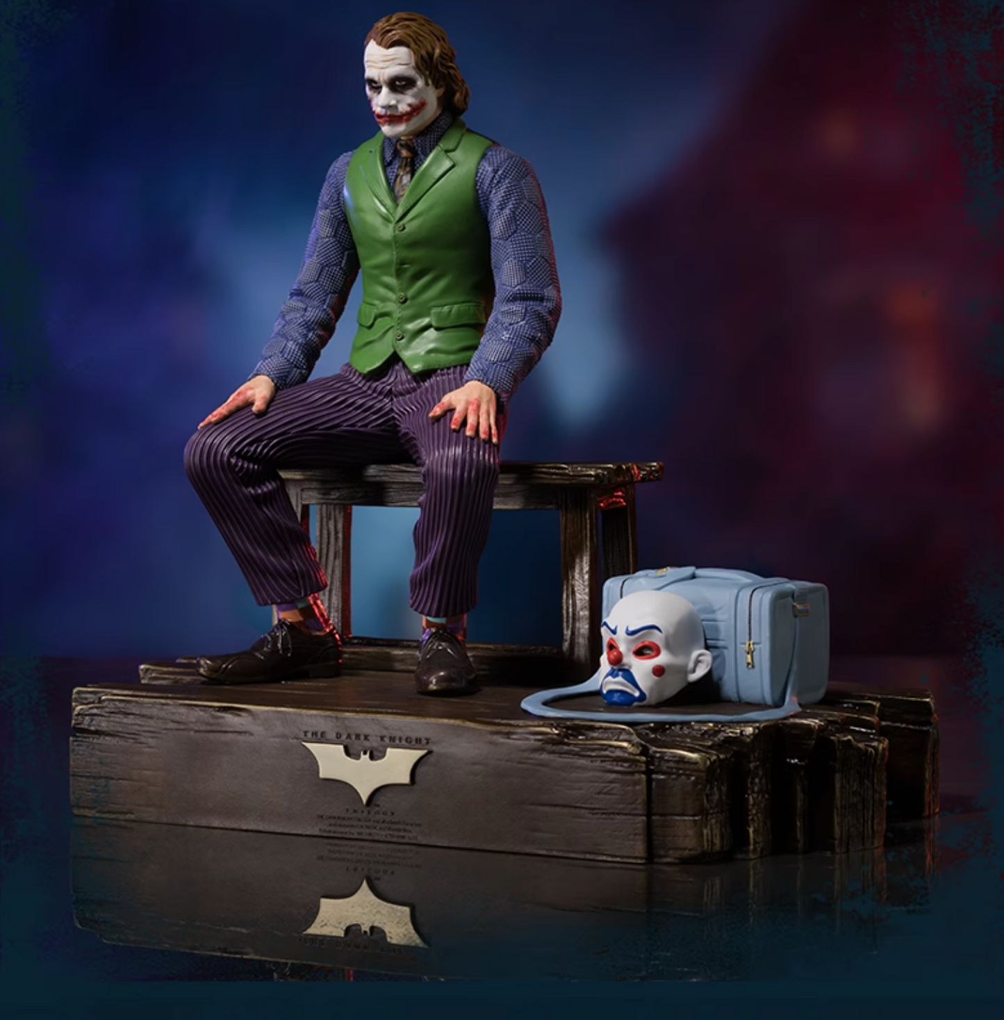 TONGSHIFU Joker Brass Statue Heath Ledger Licensed Limited 3999pcs Full Metal