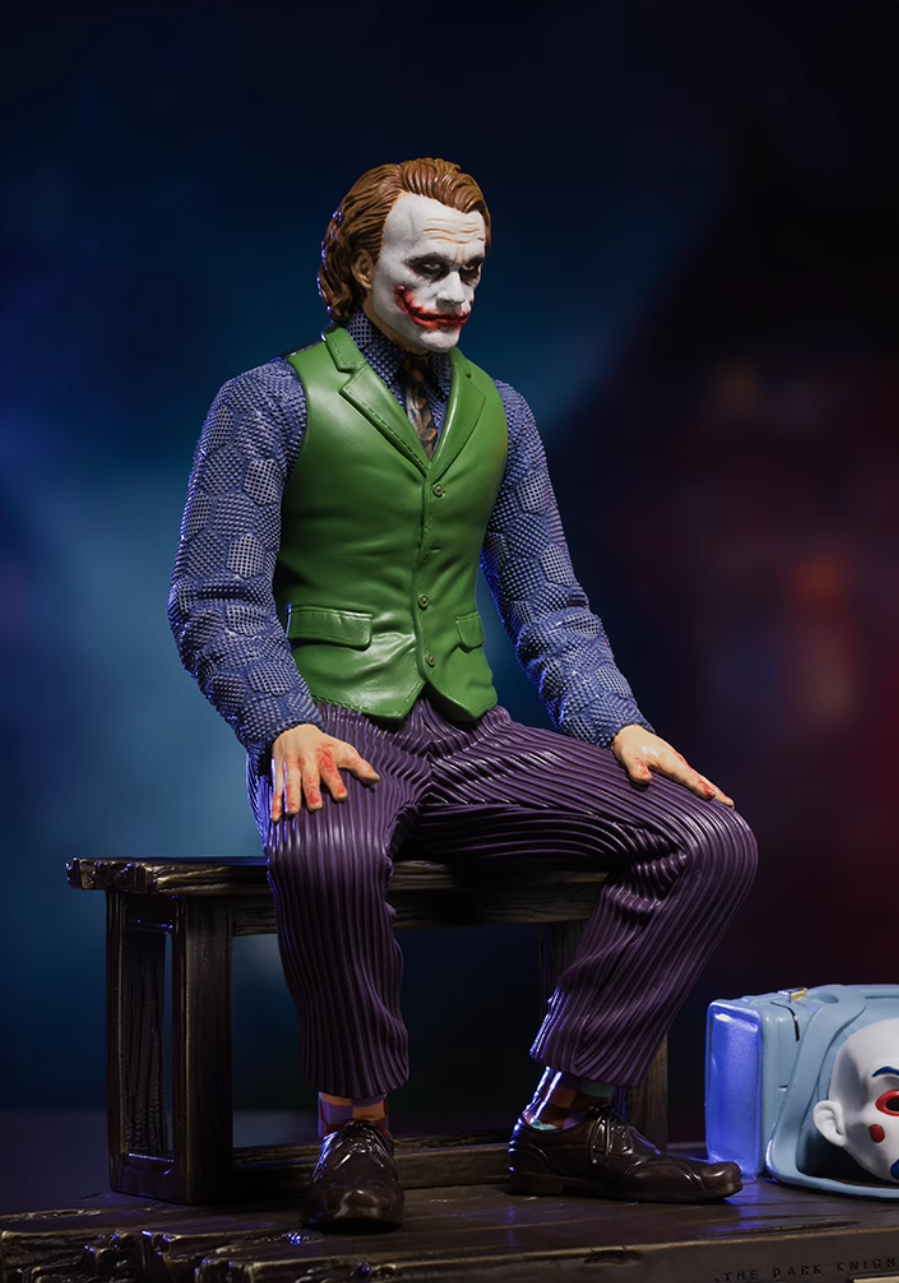 TONGSHIFU Joker Brass Statue Heath Ledger Licensed Limited 3999pcs Full Metal