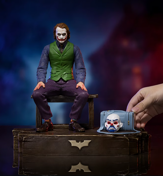Statua in ottone Joker TONGSHIFU di Heath Ledger con licenza limitata di 3999 pezzi interamente in metallo