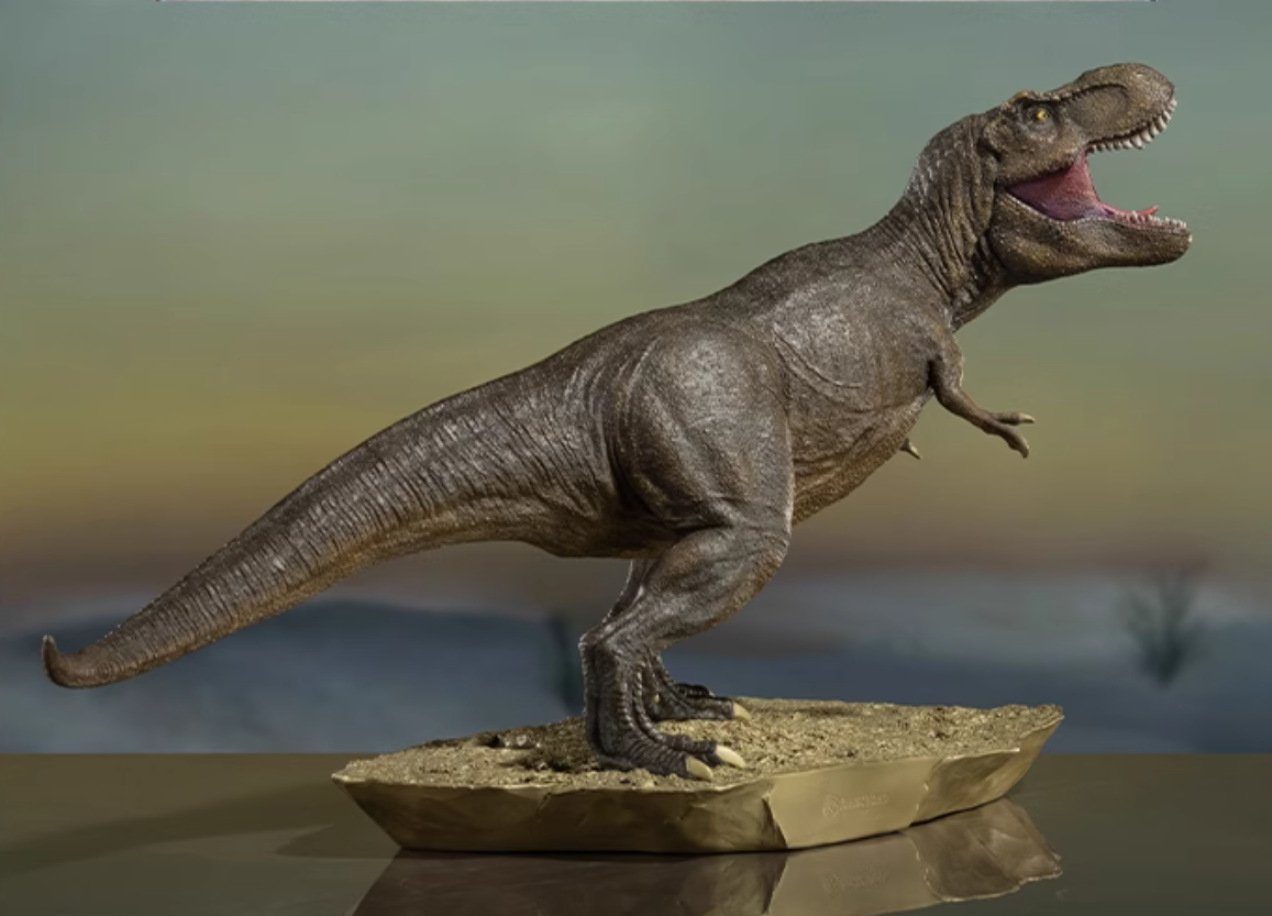 TONGSHIFU T-Rex Brass Statue Jurassic World Full Metal Limited Edition 500pcs NO.310