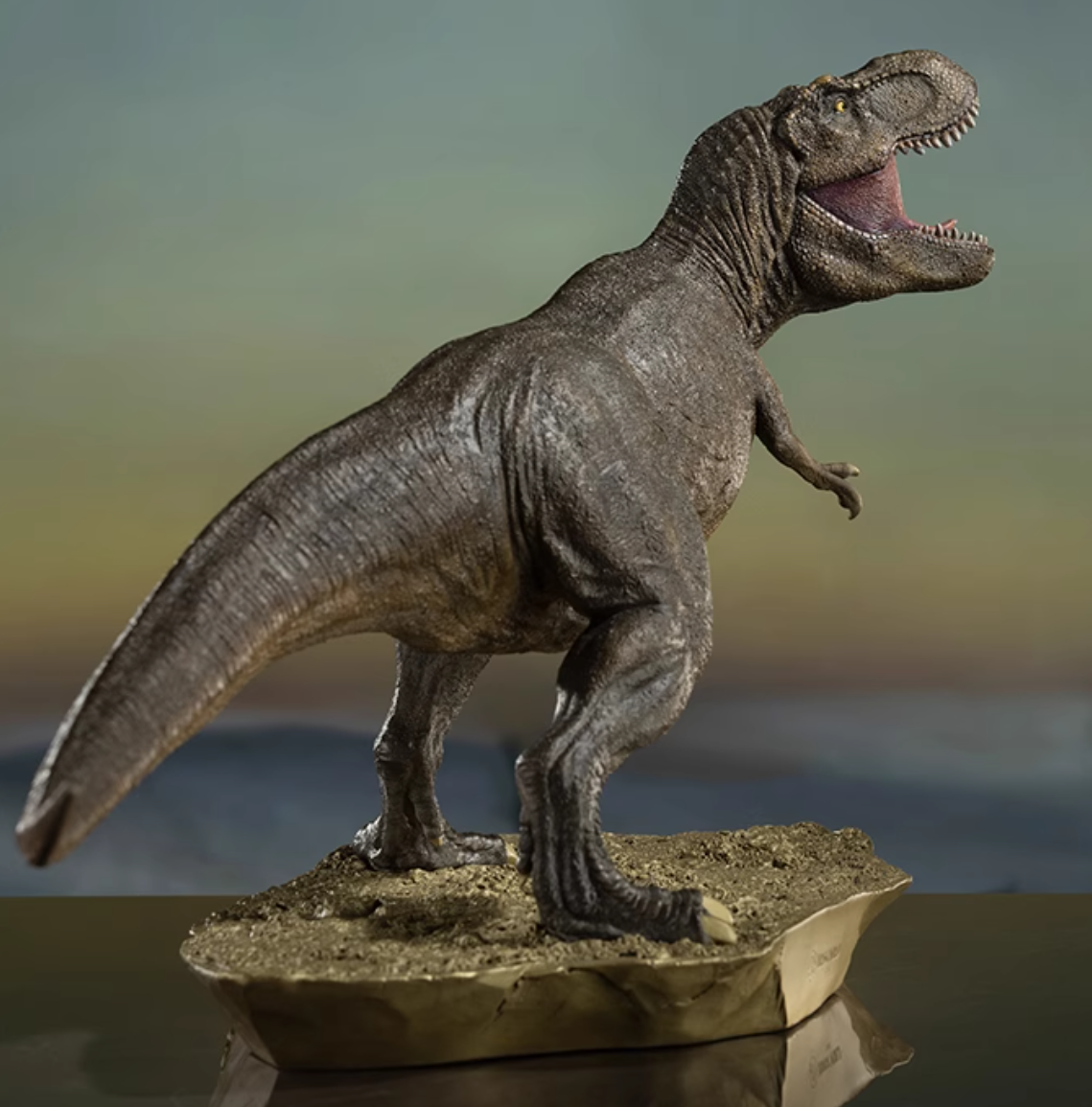 TONGSHIFU T-Rex Brass Statue Jurassic World Full Metal Limited Edition 500pcs NO.310