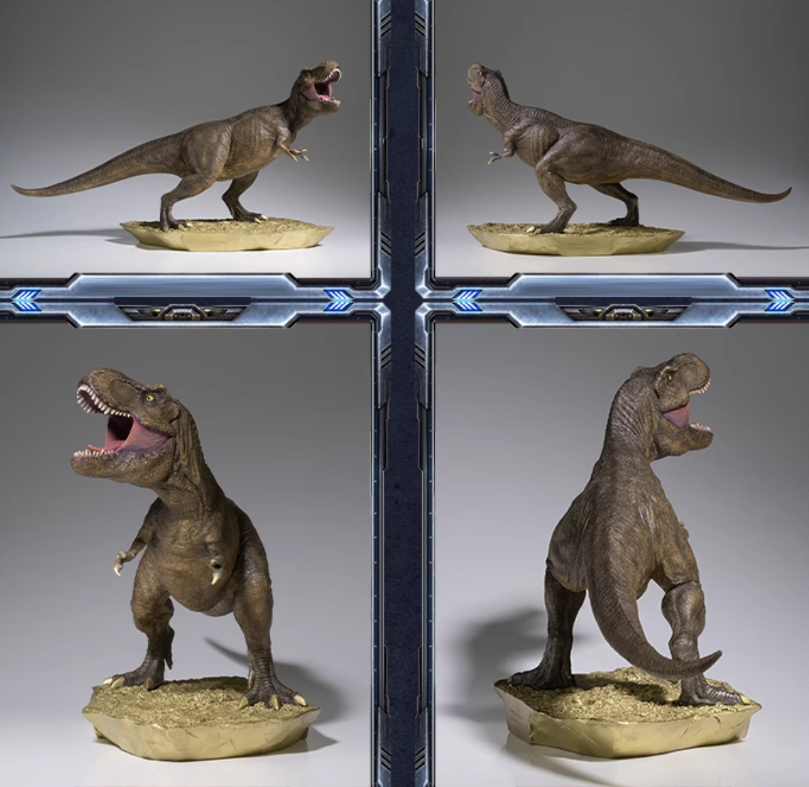 TONGSHIFU T-Rex Brass Statue Jurassic World Full Metal Limited Edition 500pcs NO.310