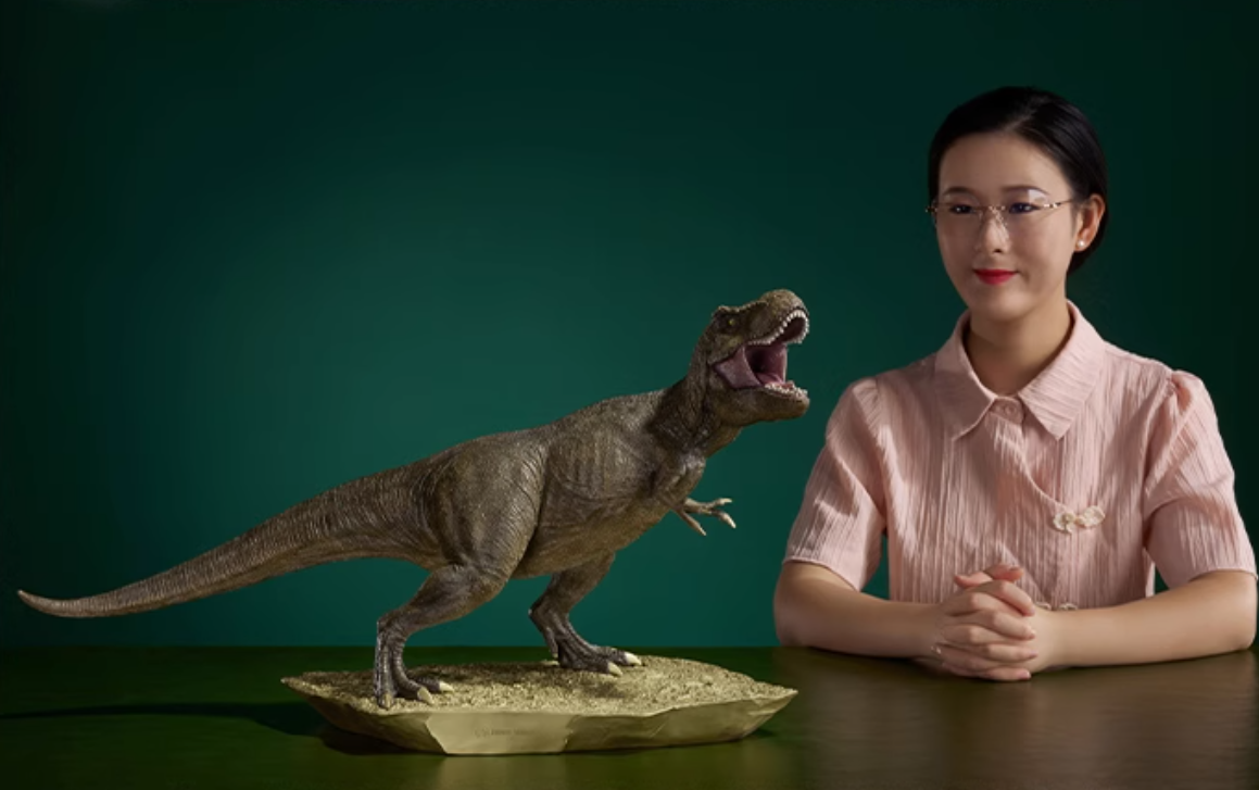 TONGSHIFU T-Rex Brass Statue Jurassic World Full Metal Limited Edition 500pcs NO.310