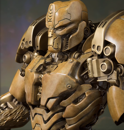 TONGSHIFU Cheetor Brass Statue Transformers Full Metal Limited x9999（2kg）