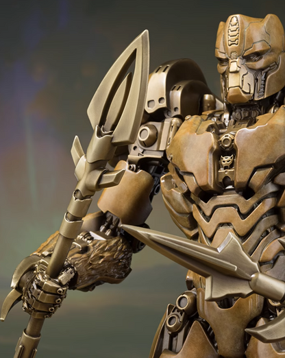TONGSHIFU Cheetor Brass Statue Transformers Full Metal Limited x9999（2kg）