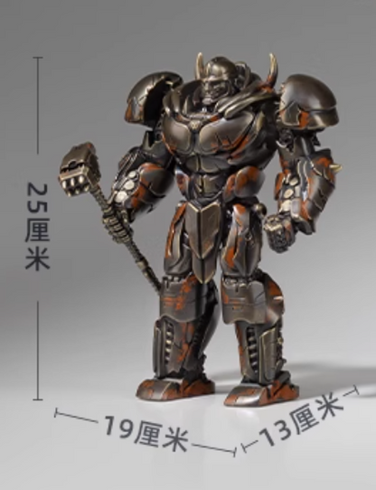 TONGSHIFU Bull Warrior Brass Statue Transformers Limited x9999 (3.5kg)
