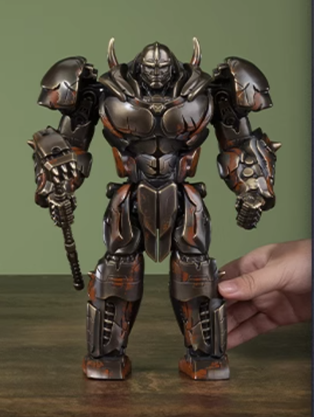 Statua in ottone del guerriero toro TONGSHIFU Transformers Limited x9999 (3,5 kg)