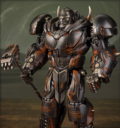 TONGSHIFU Bull Warrior Brass Statue Transformers Limited x9999 (3.5kg)