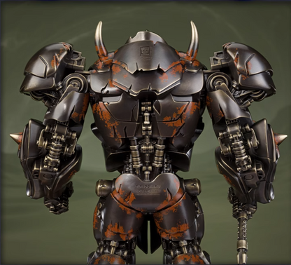 TONGSHIFU Bull Warrior Brass Statue Transformers Limited x9999 (3.5kg)