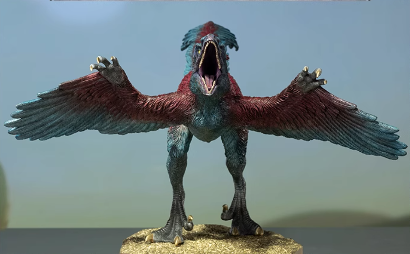 TONGSHIFU Pyroraptor Statue Jurassic World Brass Model Limited x999 (4.2kg)