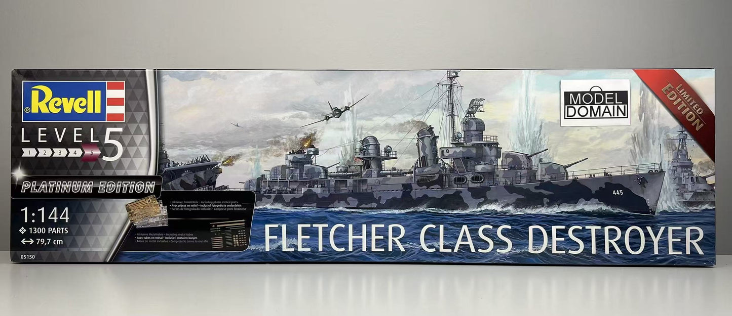Revell 1/144 Fletcher Class Destroyer 05150 Platinum Limited x1 In Stock