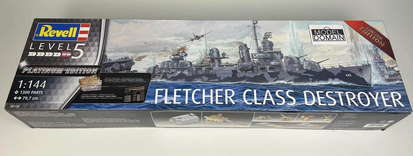 Revell 1/144 Fletcher Class Destroyer 05150 Platinum Limited x1 In Stock