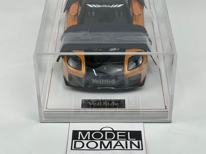 ONE MODEL 1:18 Mazda RX-7 (FD3S) VeilSide Fortune — Orange/Black Resin Model