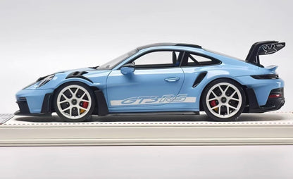 Davis & Giovanni Porsche 911 (992) GT3 RS Gentian Blue Limited Edition 1/18 Resin Model