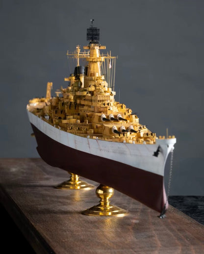 JOY YARD 1/350 USS Wisconsin Battleship Finished Display Model