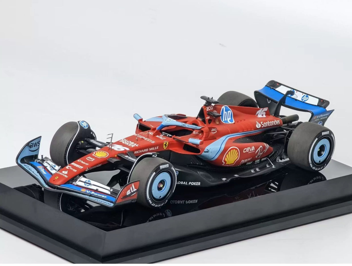 Amalgam 1/18 Ferrari SF-24 Miami GP 2024 #16 Charles Leclerc Resin Model