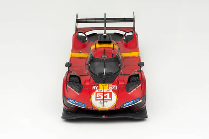 Amalgam 1:18 Ferrari 499P #51 Le Mans 2023 Weathered Resin Model