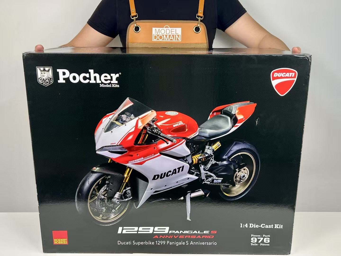 Pocher 1:4 Ducati 1299 Panigale S Model Kit – 976 Parts Diecast Limited