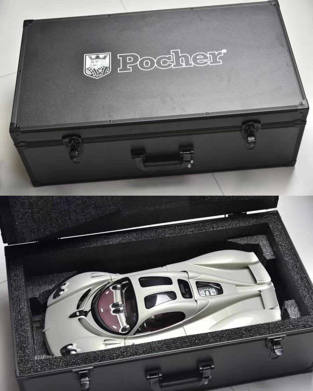 Pocher 1/8 Pagani Utopia Coupé Rinascimento Lucido – Finished Display Model – Rare in Stock