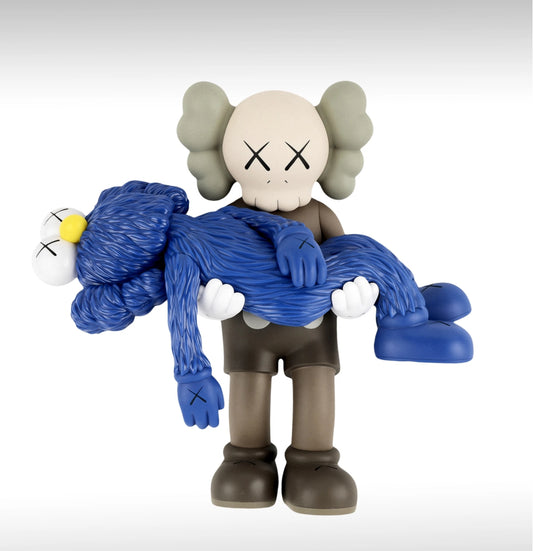 KAWS gone blue bff companion 37cm figure – brand new in box