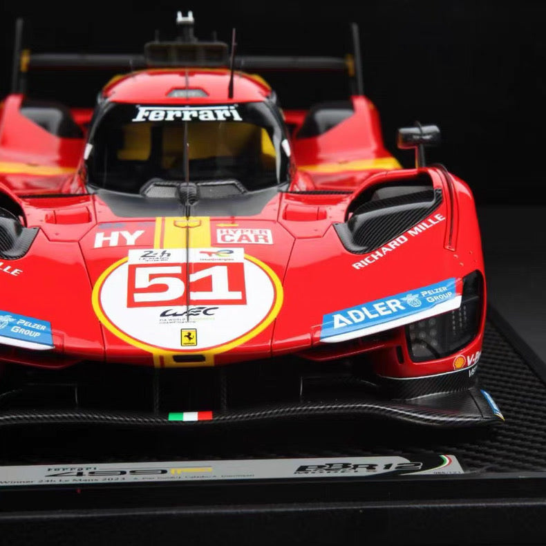 BBR 1/12 Ferrari 499P #51 Le Mans 2023 Resin Model